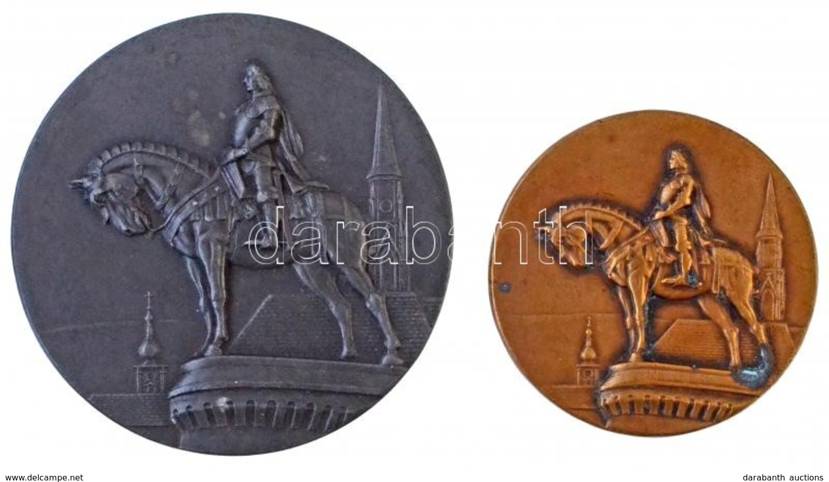 ~1930-1940. 'KAC (Kolozsvári Atlétikai Club) - 1880' Hadiém Sport Emlékérem (54mm) + 'KAC (Kolozsvári Atlétikai Club) -  - Sin Clasificación