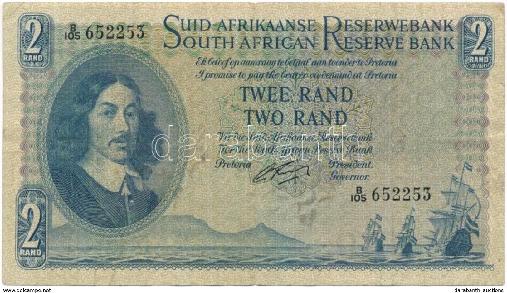 Dél-Afrika 1962-1965. 2R T:III
South Africa 1962-1965. 2 Rand C:F - Sin Clasificación