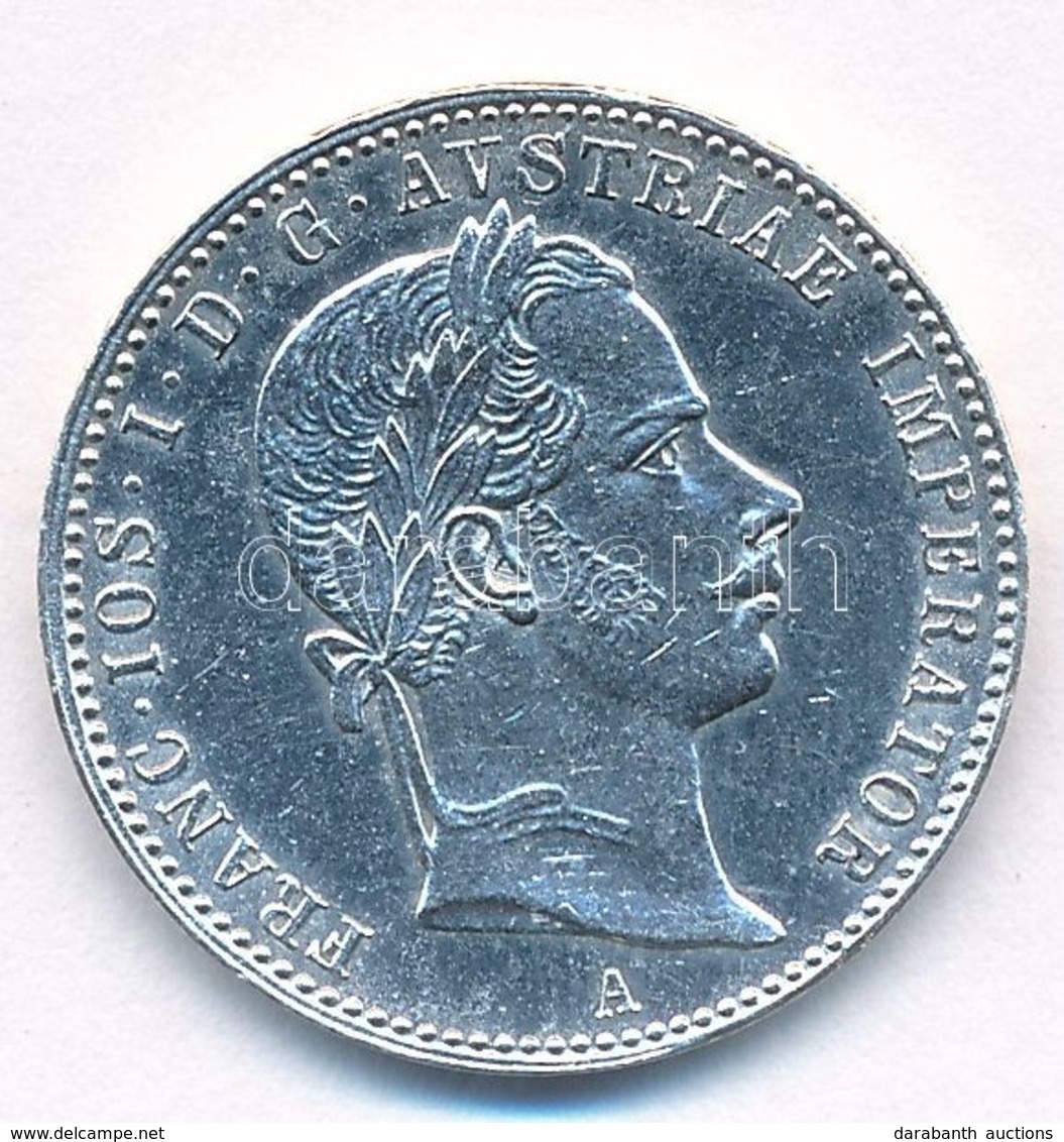 Ausztria 1858A 1/4Fl Ag 'Ferenc József' T:1- 
Austria 1858A 1/4 Florin Ag 'Franz Joseph' C:AU 
Krause KM#2214 - Sin Clasificación