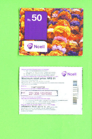 NEPAL - Remote Phonecard As Scan - Népal