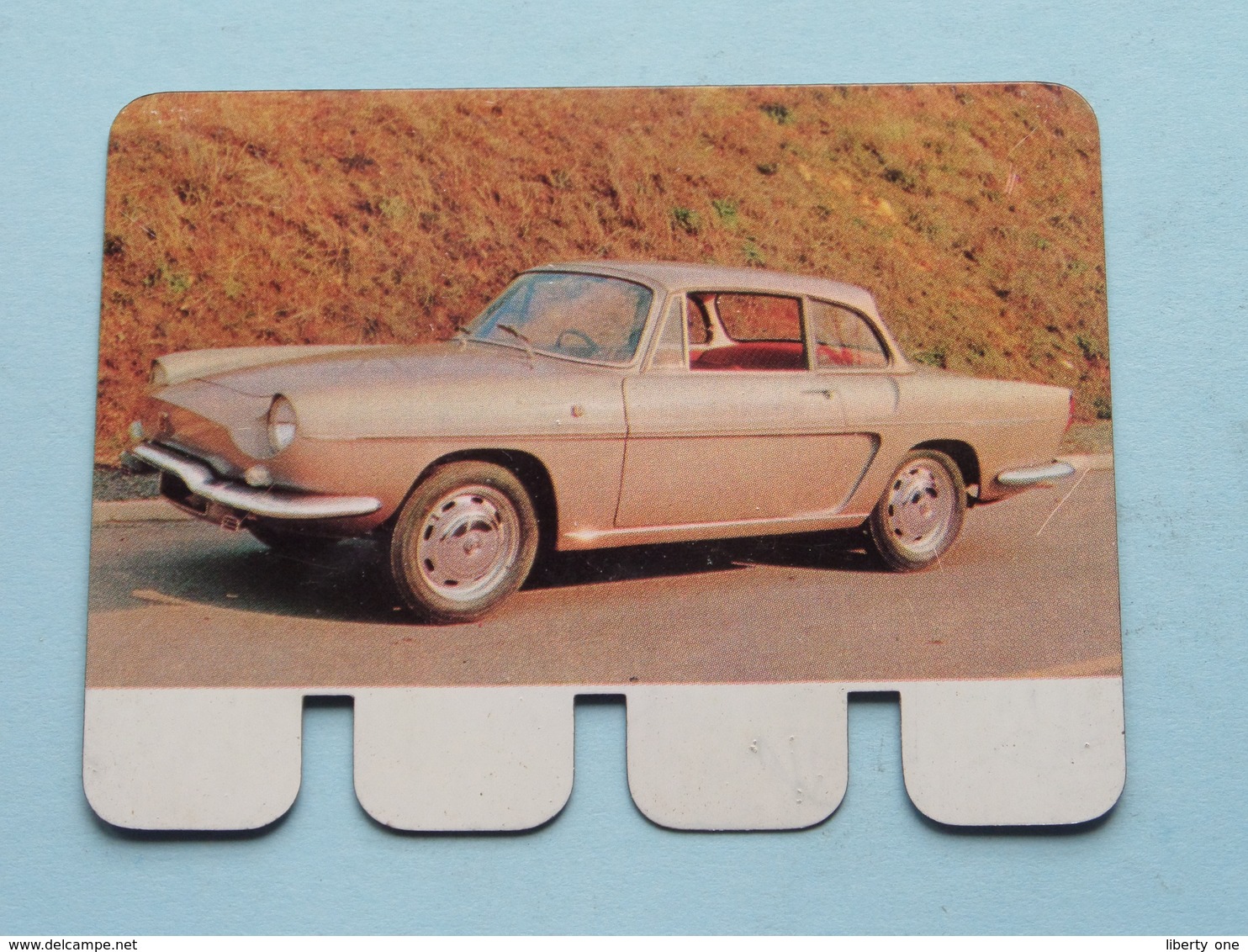 RENAULT CARAVELLE 1964 - Coll. N° 94 ( Plaquette C O O P - Voir Photo - Ifamétal Paris ) ! - Placas En Aluminio (desde 1961)