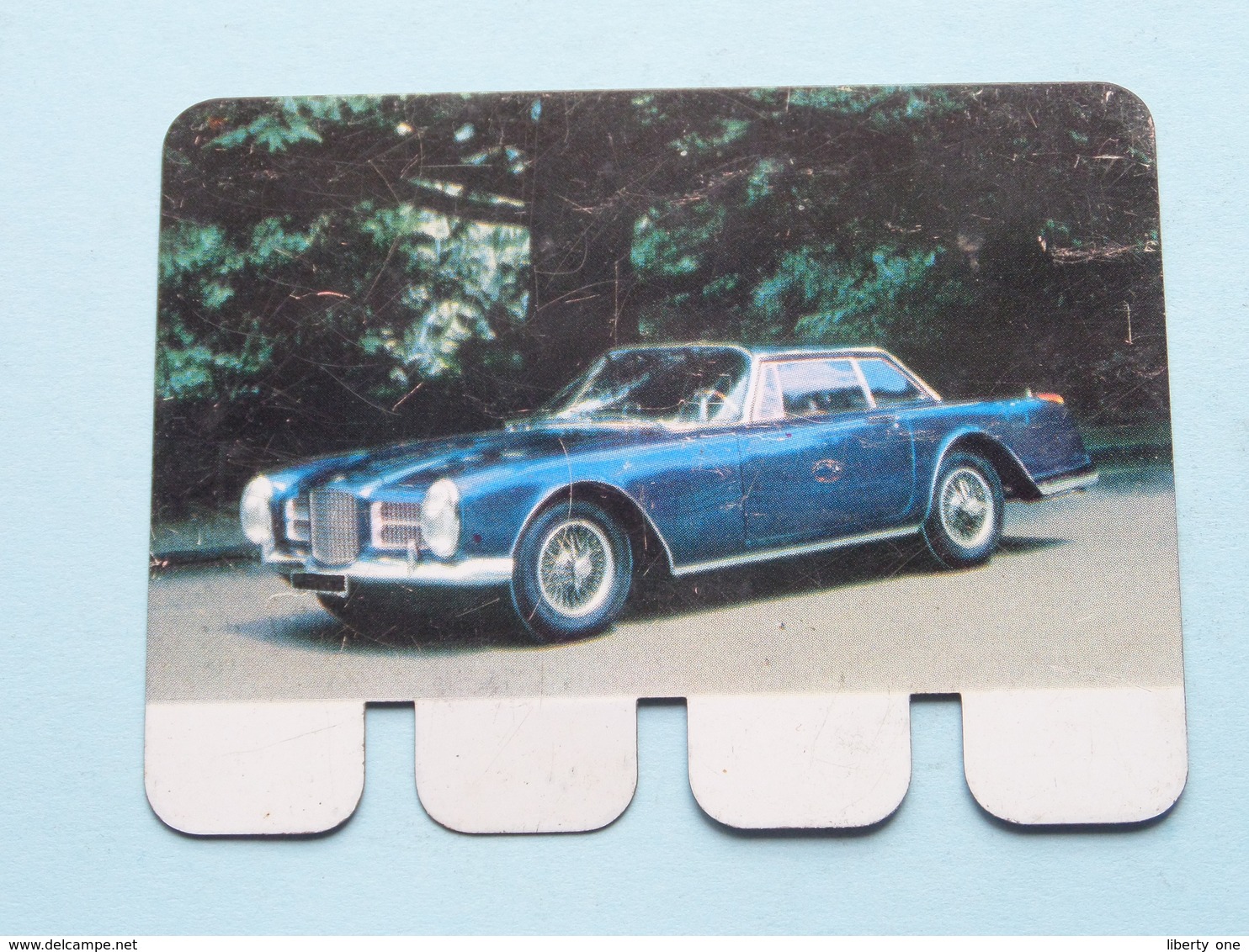 FACEL VEGA - Coll. N° 28 ( Plaquette C O O P - Voir Photo - Ifamétal Paris ) ! - Plaques En Tôle (après 1960)