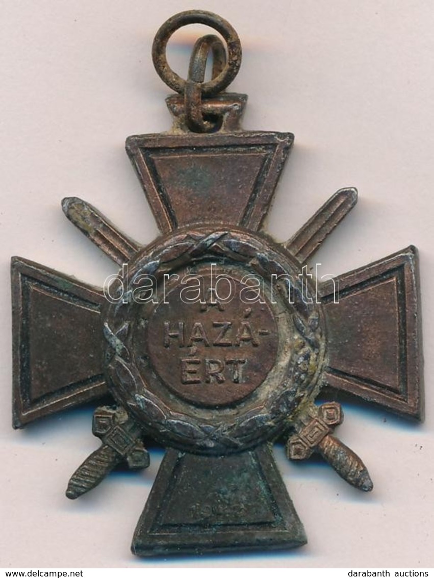 1942. 'Tűzkereszt I. Fokozata' Bronzozott Cink Kitüntetés Mellszalag Nélkül T:2,2-
Hungary 1942. 'Hungarian Fire Cross 1 - Sin Clasificación