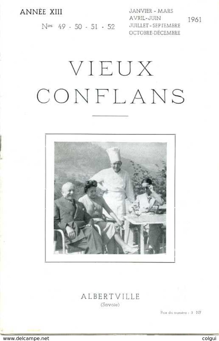 VIEUX CONFLANS 37 LIVRETS - Geschichte