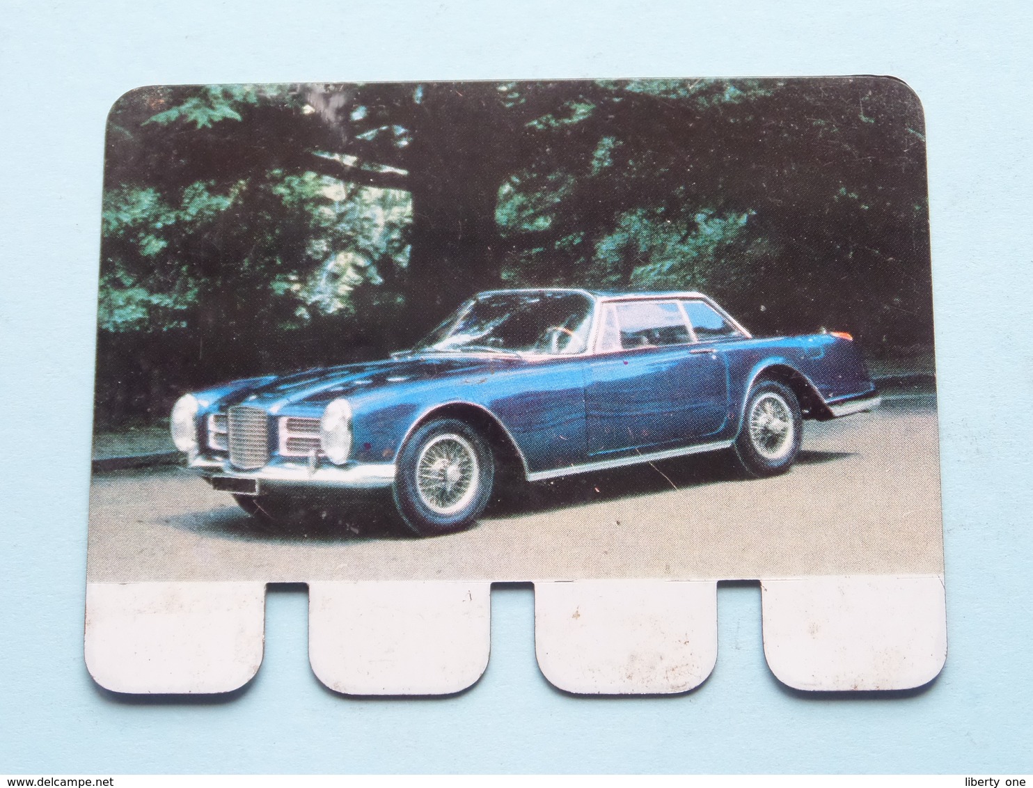 FACEL VEGA - Coll. N° 28 ( Plaquette C O O P - Voir Photo - Ifamétal Paris ) ! - Plaques En Tôle (après 1960)