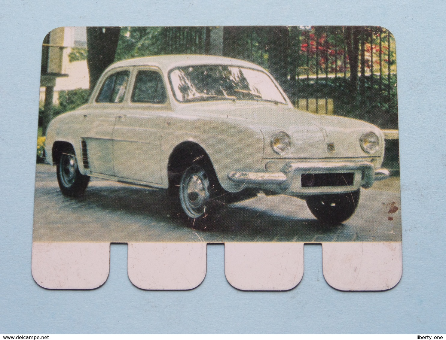 RENAULT DAUPHINE - Coll. N° 34 ( Plaquette C O O P - Voir Photo - Ifamétal Paris ) ! - Plaques En Tôle (après 1960)