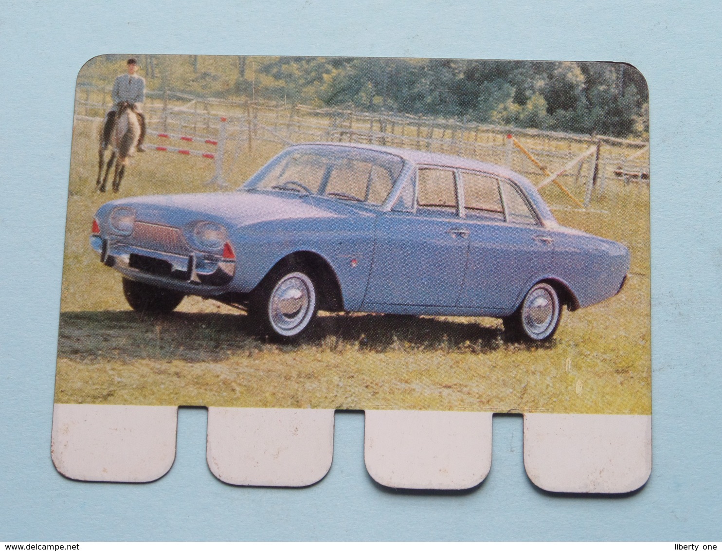 FORD TAUNUS 17 M TS - Coll. N° 46 ( Plaquette C O O P - Voir Photo - Ifamétal Paris ) ! - Plaques En Tôle (après 1960)