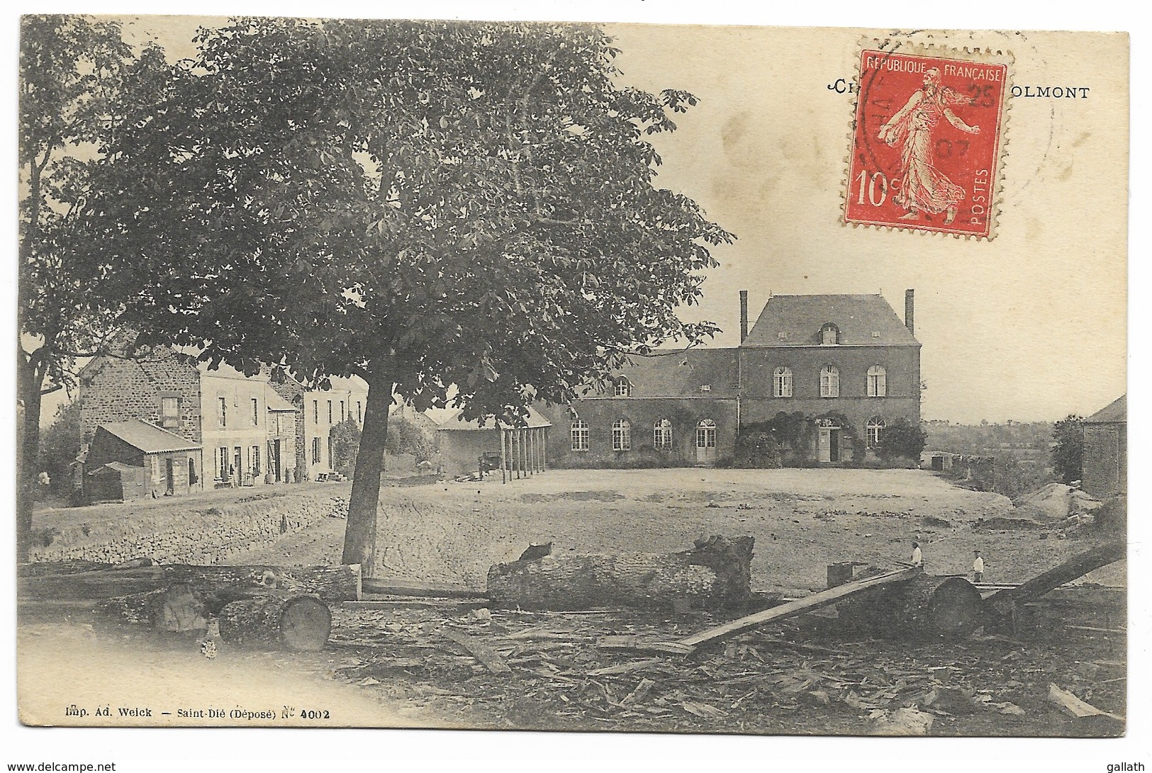 53-CHATILLON-SUR-COLMONT-Vue D'ensemble...1907 - Autres & Non Classés