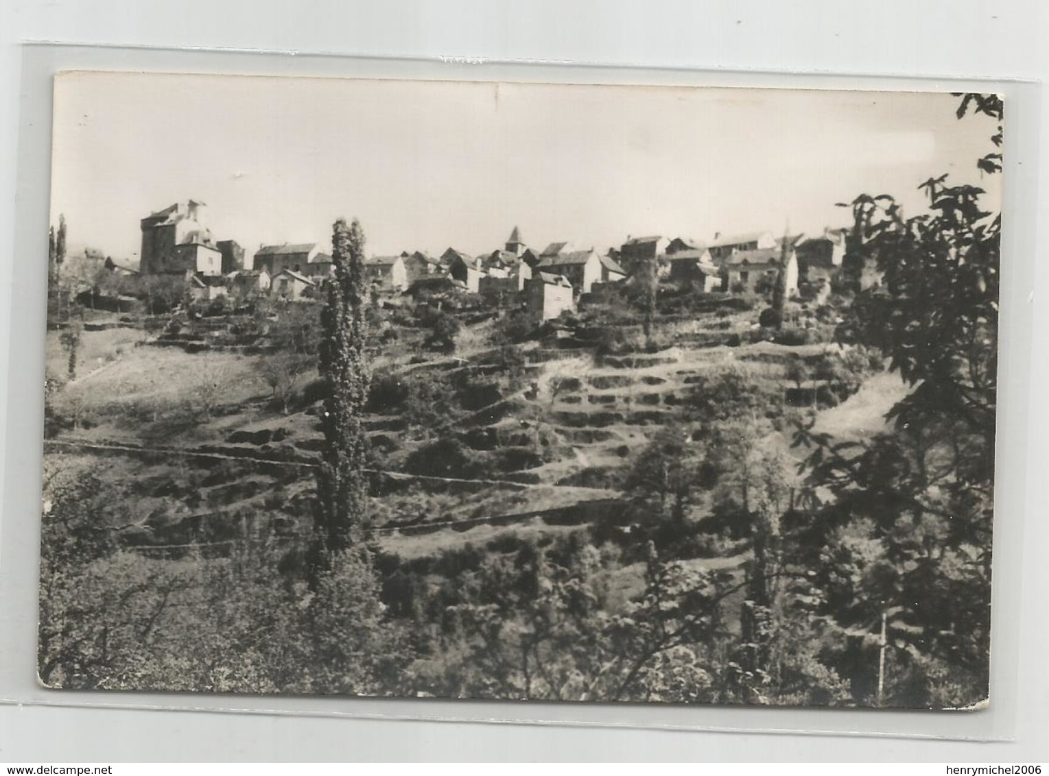 48 Lozère Montjesieu Vue D'auxillac Ed Arnal Style Carte Photo - Other & Unclassified