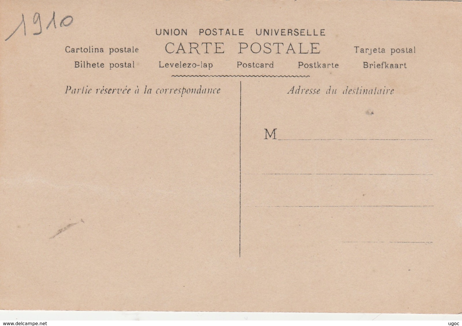 - Calendrier De 1910 - Petit Format : 1901-20