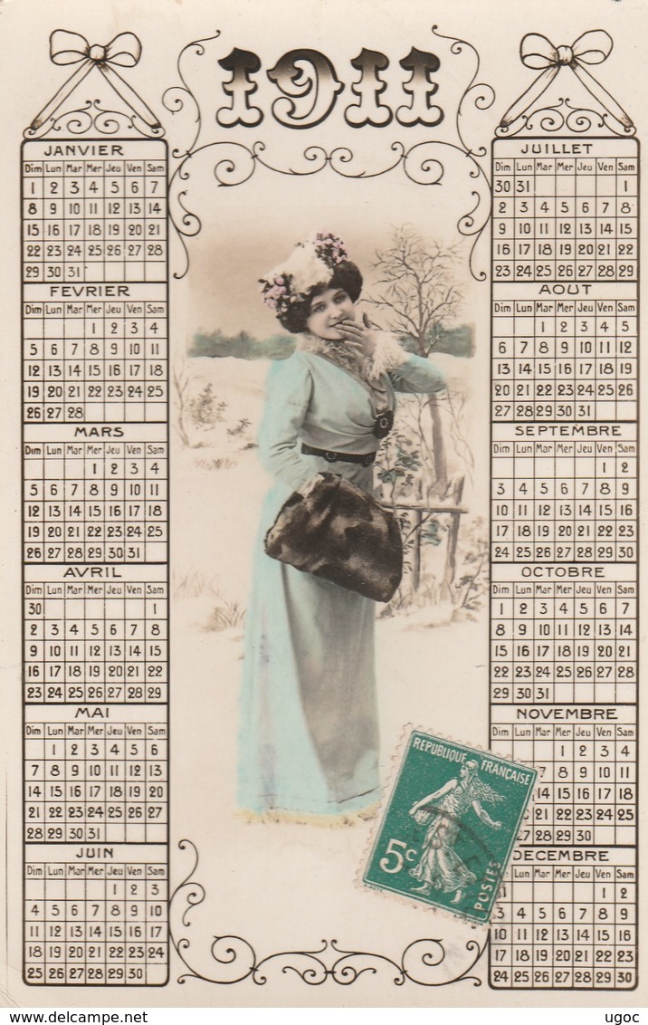 - Calendrier De 1911 - Petit Format : 1901-20