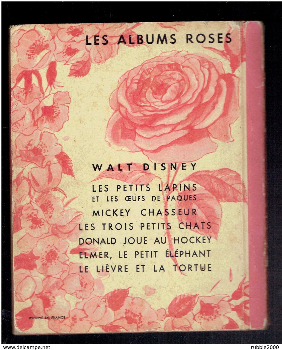 DONALD JOUE AU HOCKEY 1950 PAR WALT DISNEY HACHETTE LES ALBUMS ROSES - Hachette