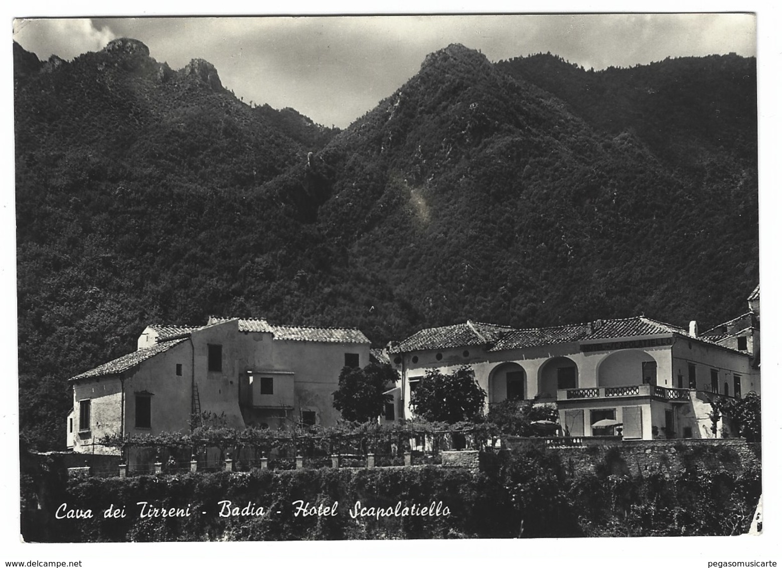 2953 - CAVA DEI TIRRENI BADIA HOTEL SCAPOLATIELLO 1954 - Cava De' Tirreni