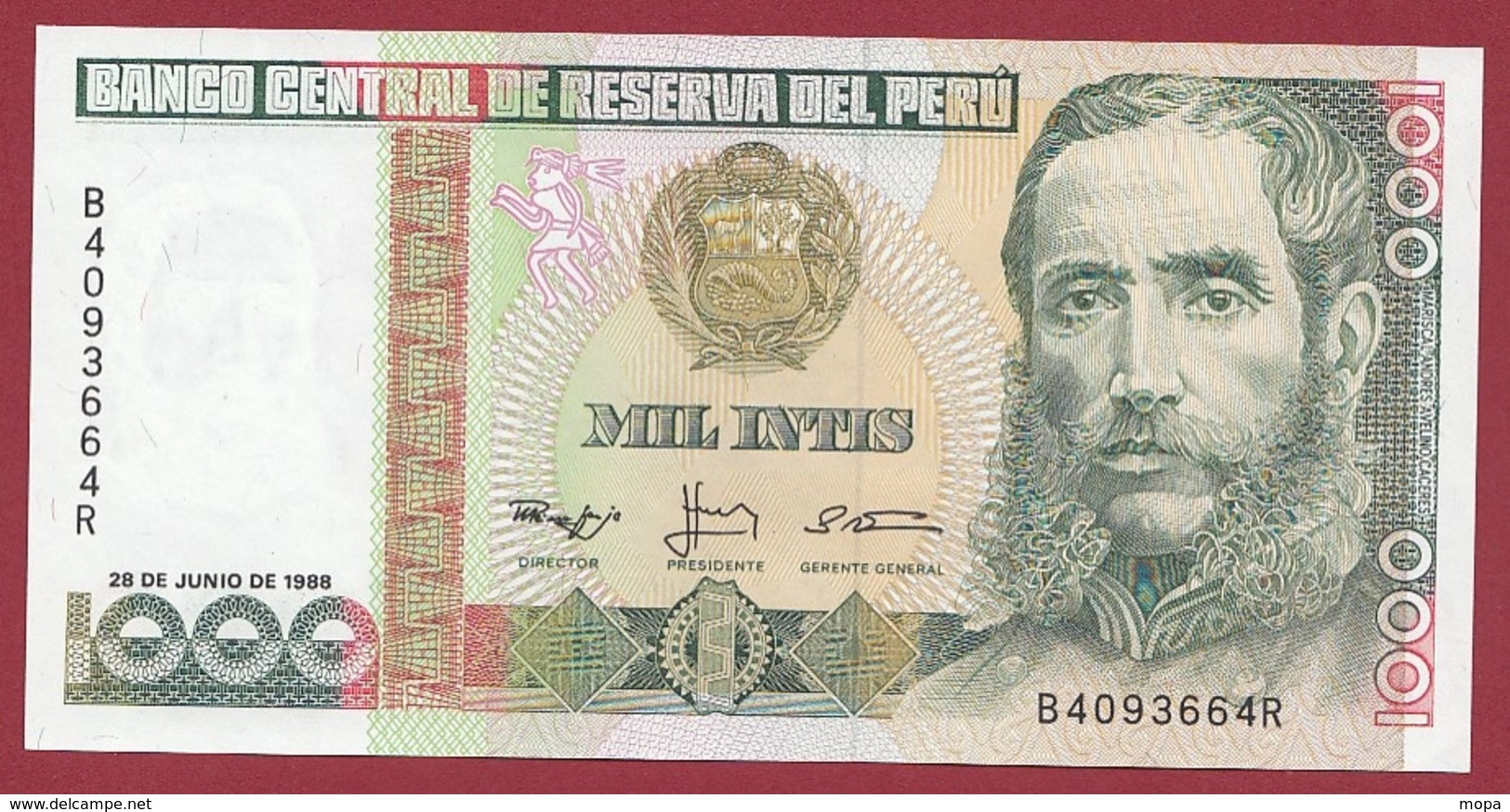 Pérou 1000 Intis Du 28/06/1988---UNC - Peru