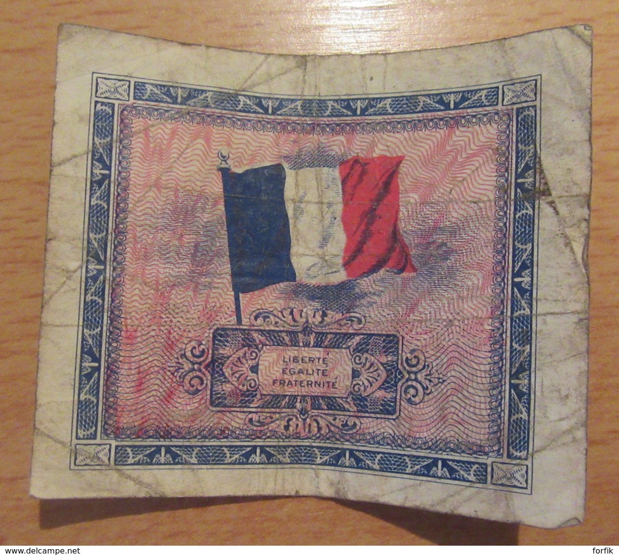 France - 6 Billets Chambres de Commerce Mâcon, Bourg et Lyon (1917 à 1921) + un billet 2 Francs 1944 Drapeau Série 2