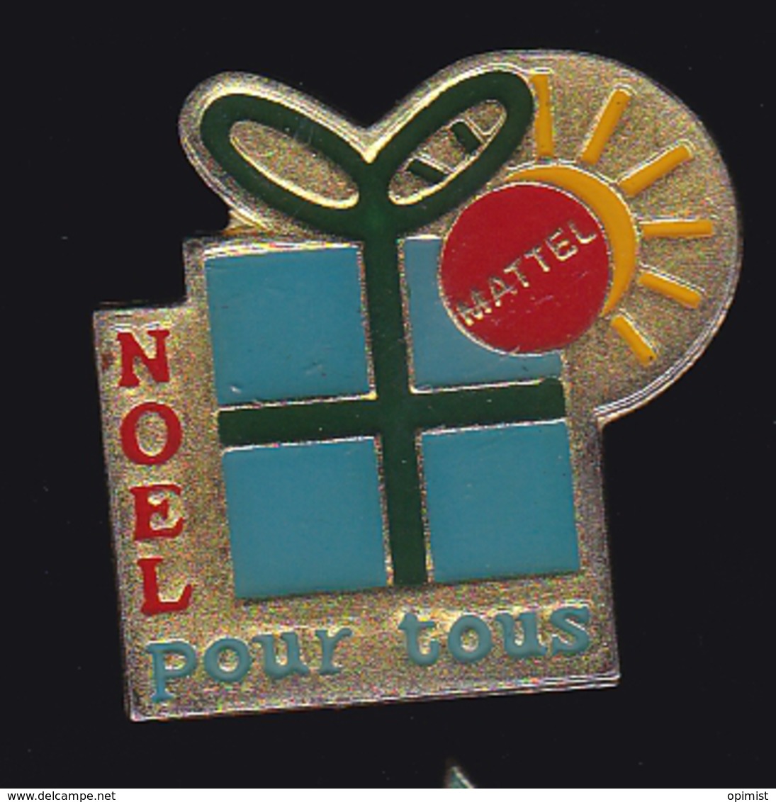 61605- Pin's.-Mattel. Noel. - Christmas