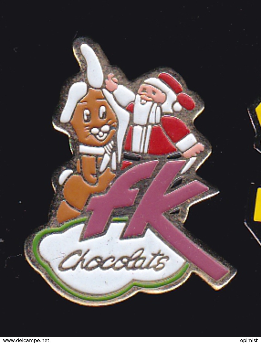 61618- Pin's.-FK Chocolats.. Noel. - Noël