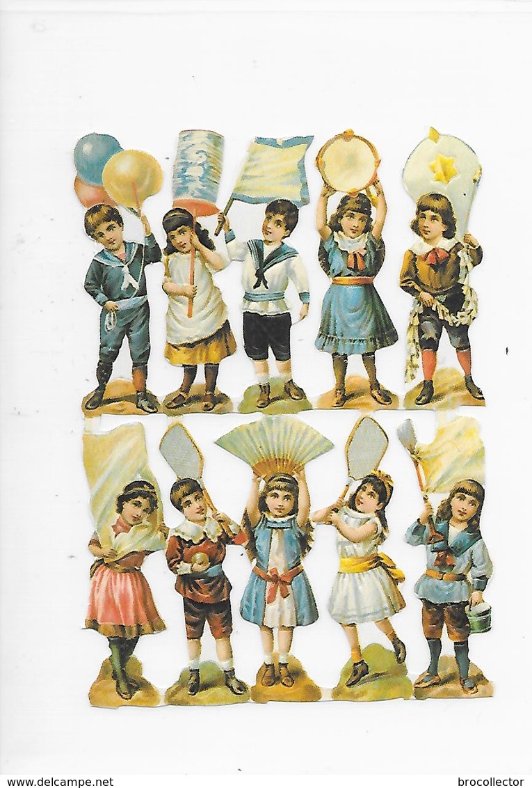 CHROMO Découpi ( Format = 12cm X 8cm ) - Children