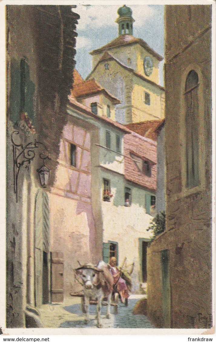 Postcard - Art - Tony Binder - Rothenburg Ob Der Tauber Sulzengabchen - No Card No. Unused Very Good - Unclassified