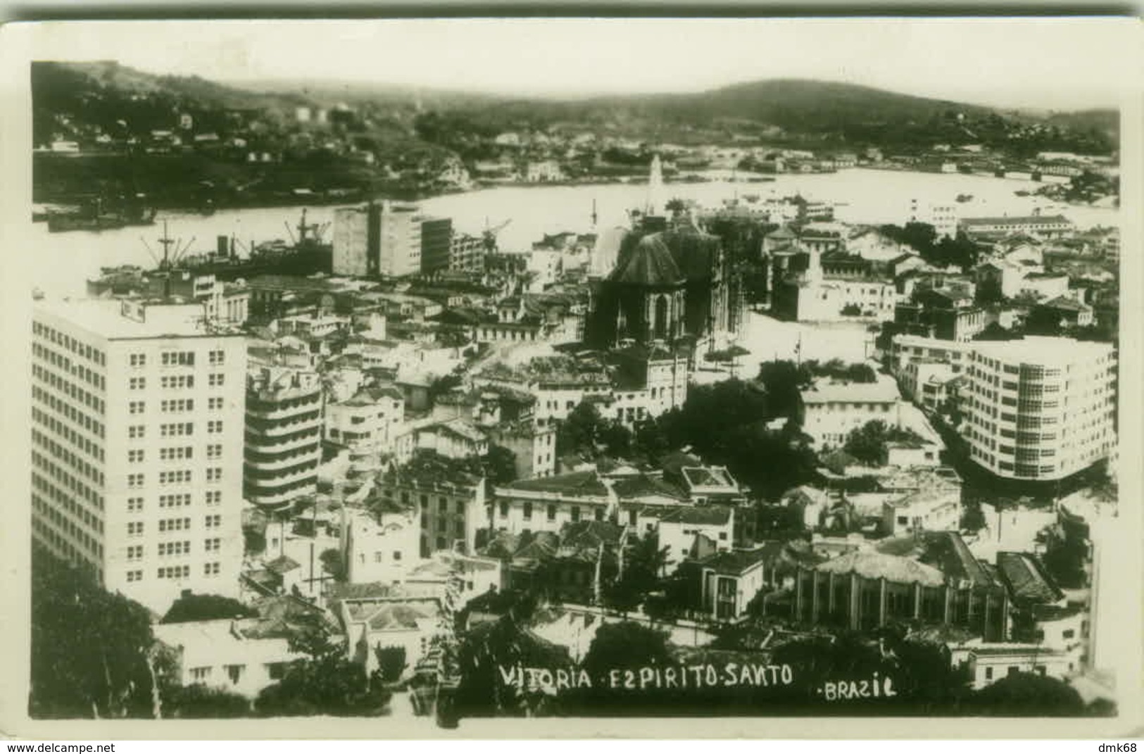 BRAZIL / BRESIL - VITORIA - ESPIRITO SANTO - RPPC POSTCARD - MAILED TO ITALY - 1950s  (BG7359) - Vitória