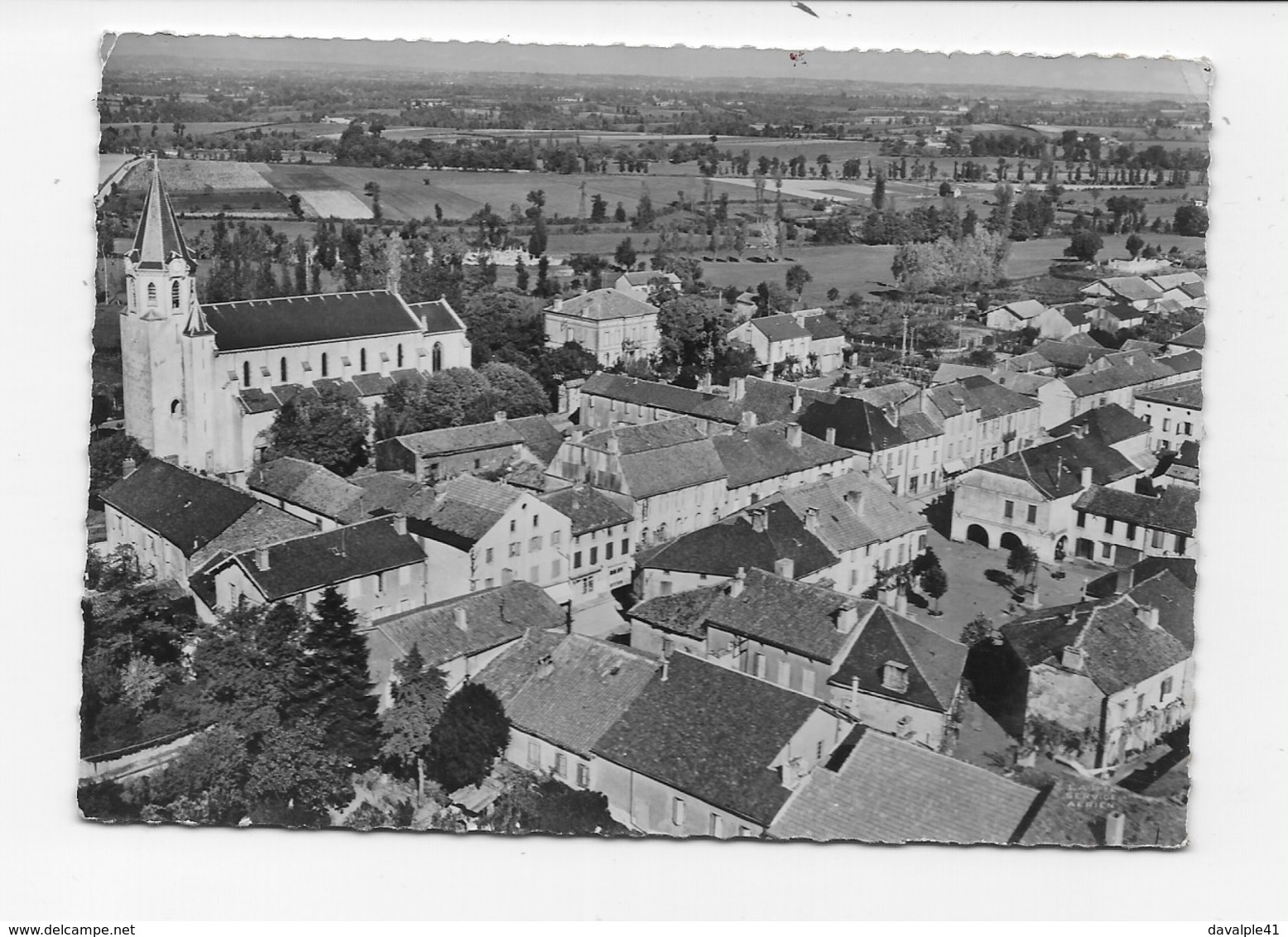 81     VALENCE  D'ALBIGEOIS  VUE AERIENNE   TRES BON ETAT    2 SCANS - Valence D'Albigeois