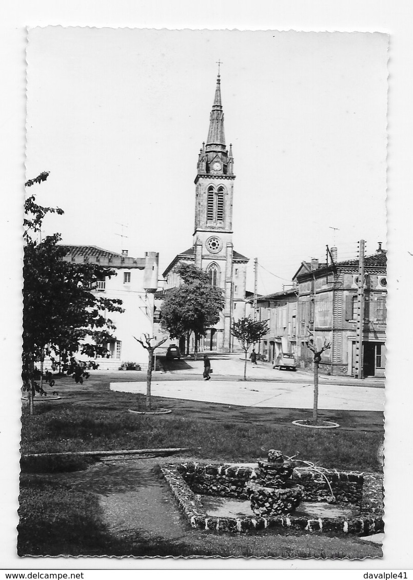 81    VILLEFRANCHE  D'ALBIGEOIS  L'EGLISE    2 CV   TRES BON ETAT    2 SCANS - Villefranche D'Albigeois