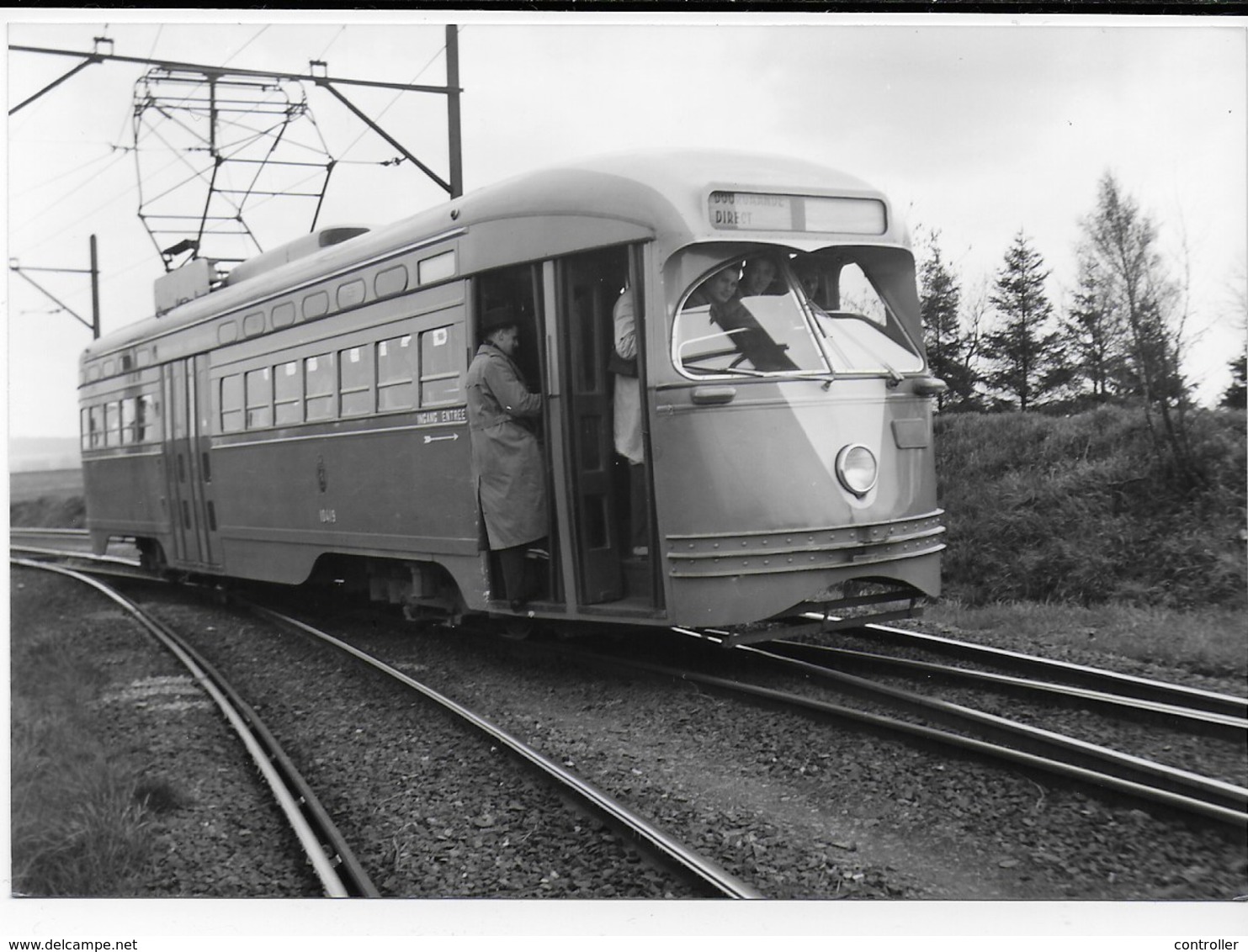 NMVB - PCC 10419 Uit Amerika, Proefrit, 16 April 1950, Auteur J. Voerman - Trains
