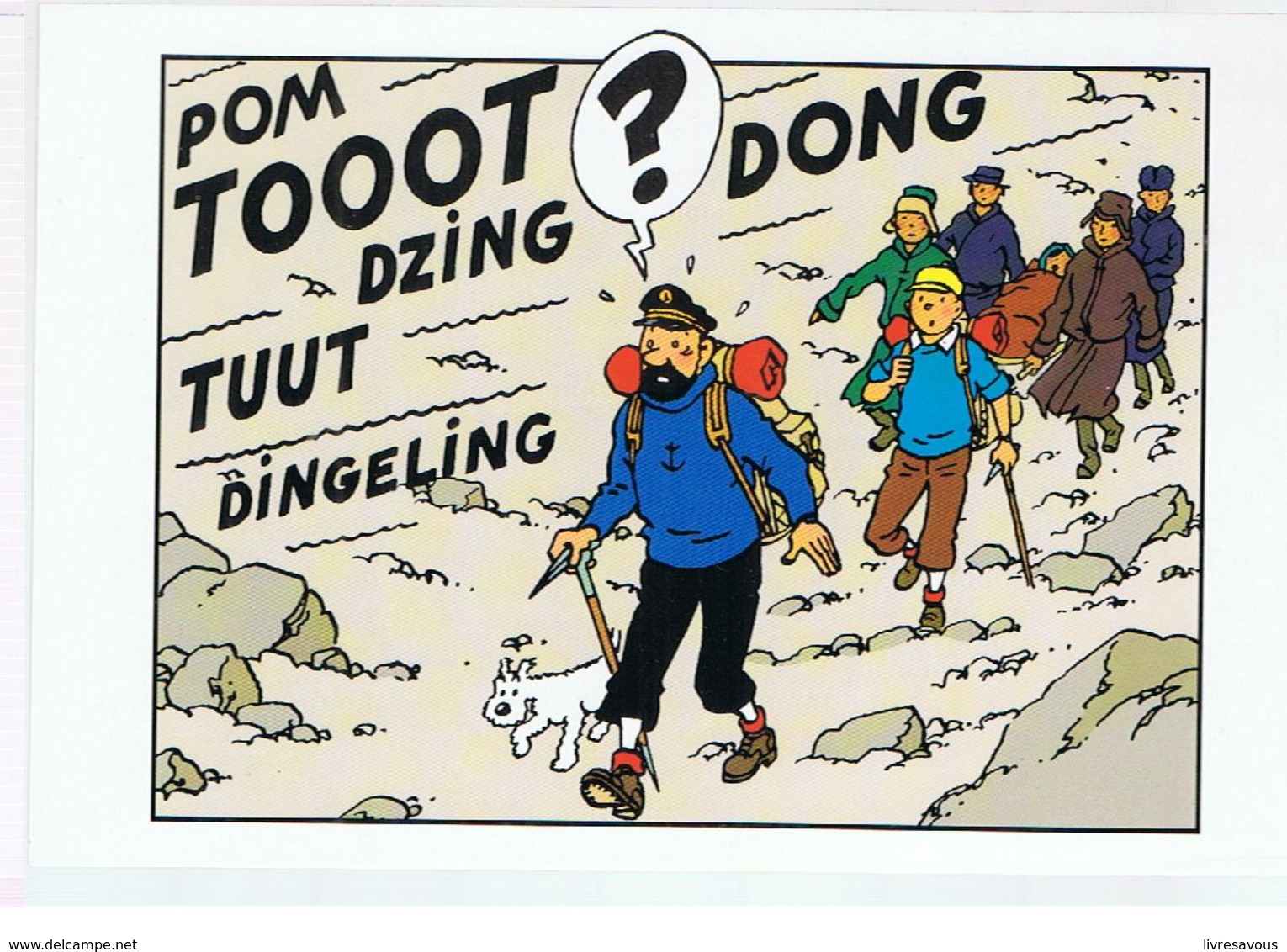 CPM Tintin Au Tibet - Hergé