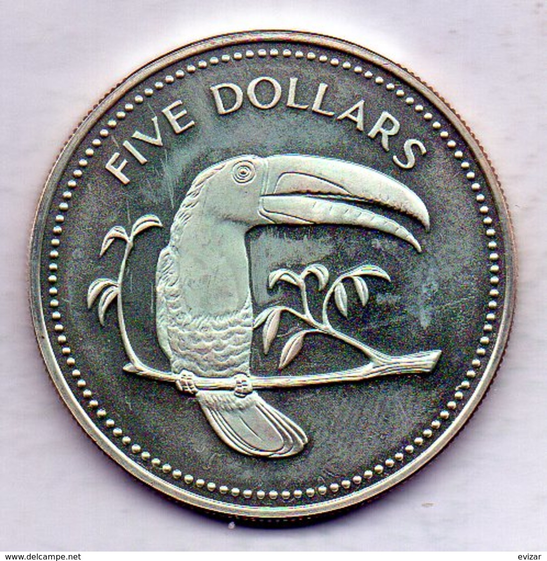 BELIZE, 5 Dollars, Silver, Year 1978, KM #44a - Belize