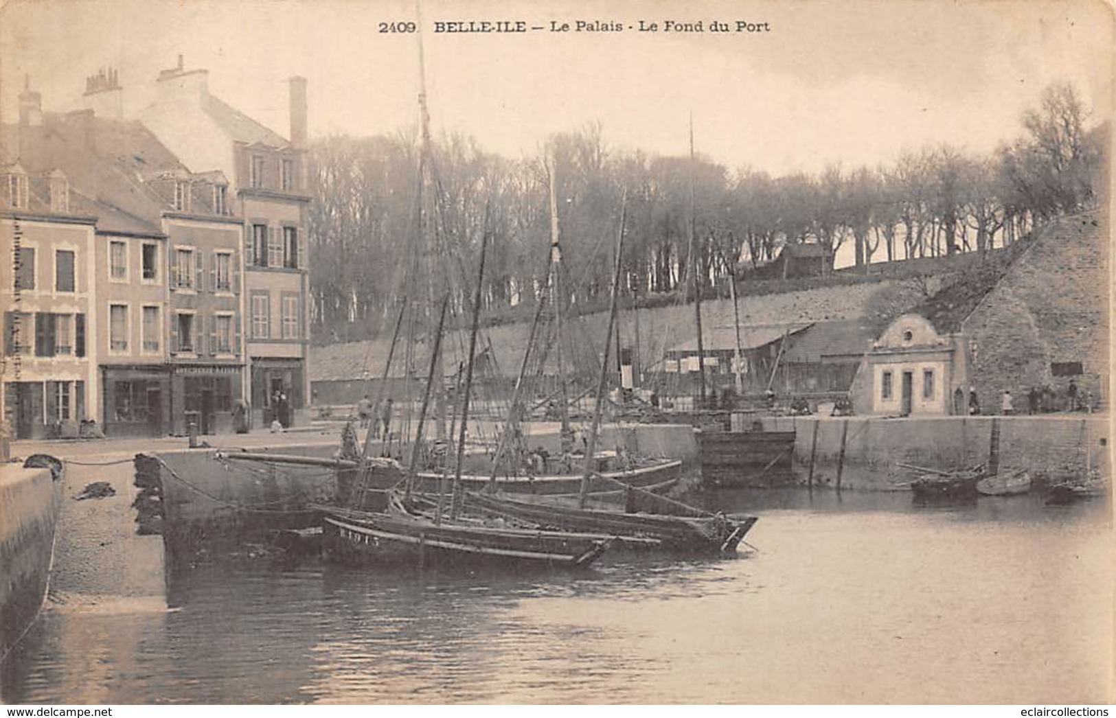 Belle Ile En Mer       56      Le Palais.  Le Fond Du Port    (voir Scan) - Belle Ile En Mer