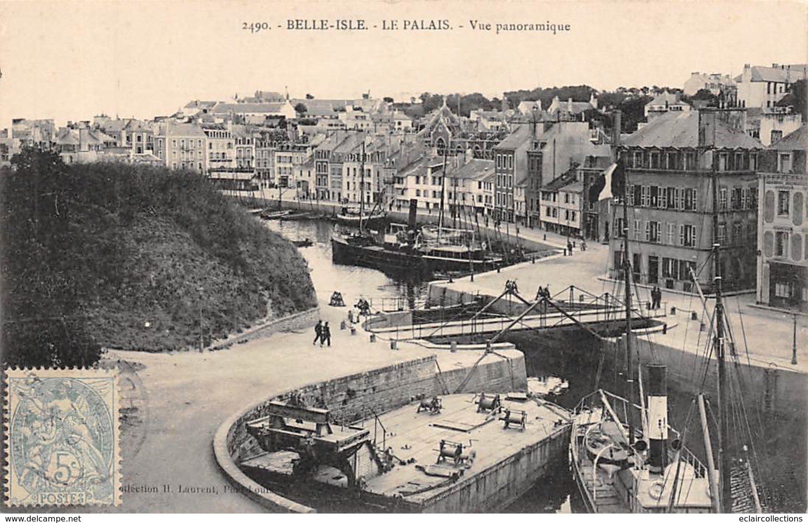 Belle Ile En Mer       56      Le Palais.  Vue Panoramique        (voir Scan) - Belle Ile En Mer