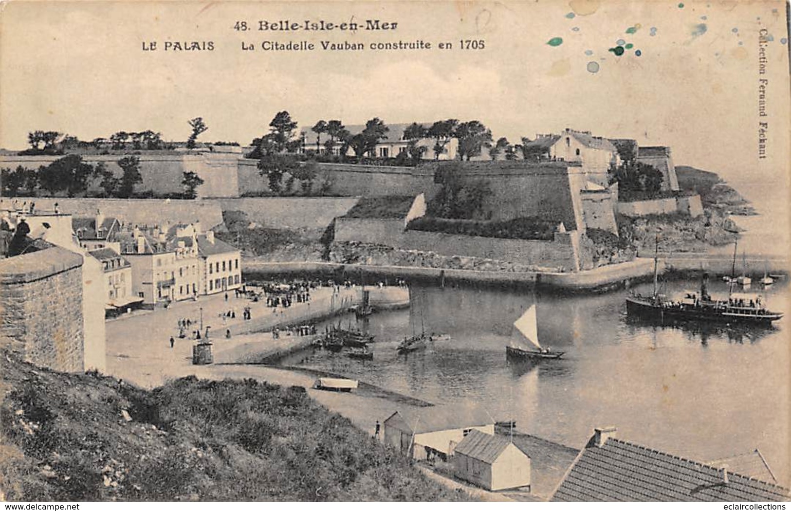 Belle Ile En Mer       56      Le Palais. La Citadelle Construite En 1705       (voir Scan) - Belle Ile En Mer