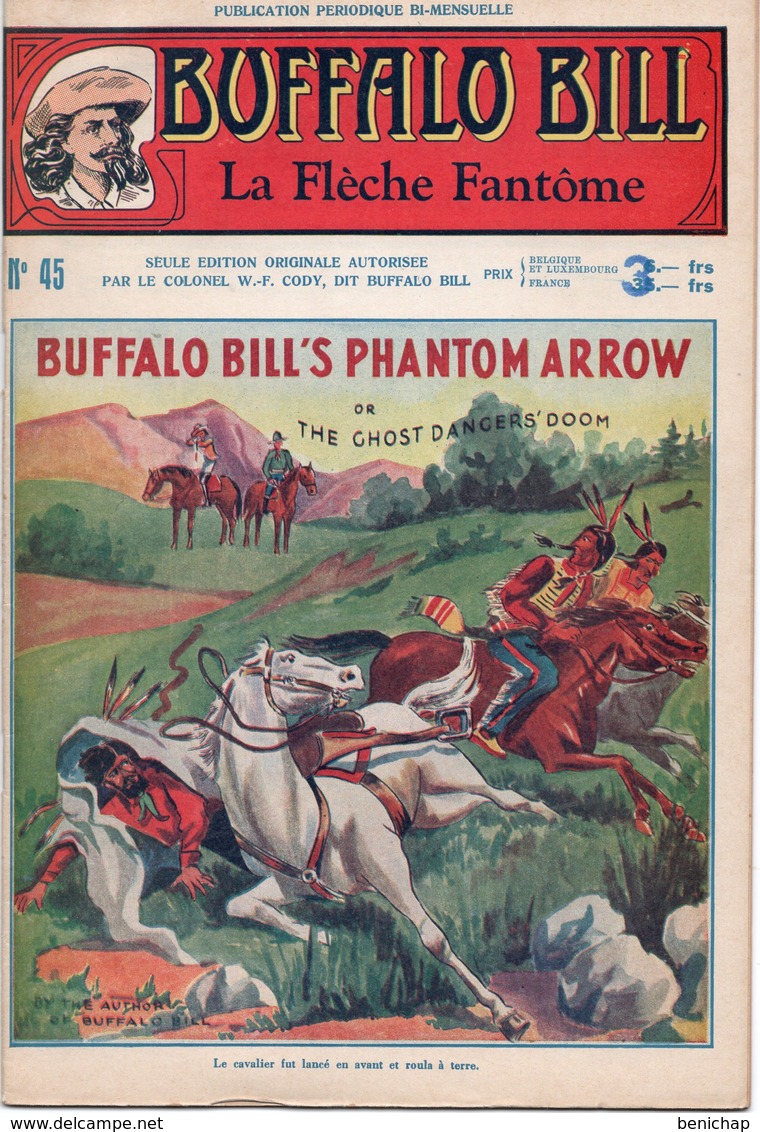 EO BUFFALO BILL N* 45 - LA FLECHE FANTÔME -  LE HEROS DU FAR-WEST -  EDITION ATLAS. - Aventure