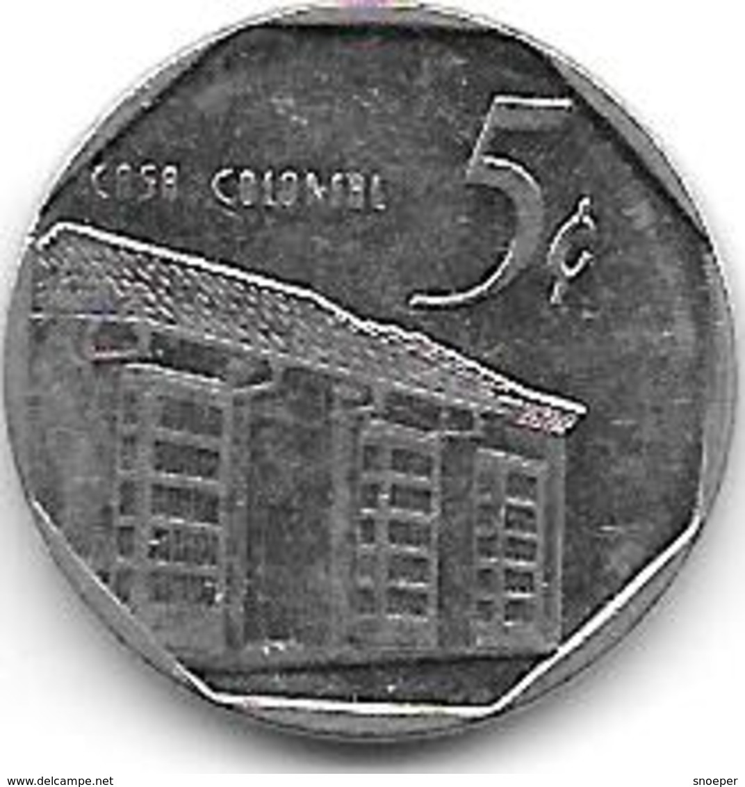 *cuba 5 Centavos 1994  Km 575.1 Xf+ Onley 1 Date In Km - Cuba