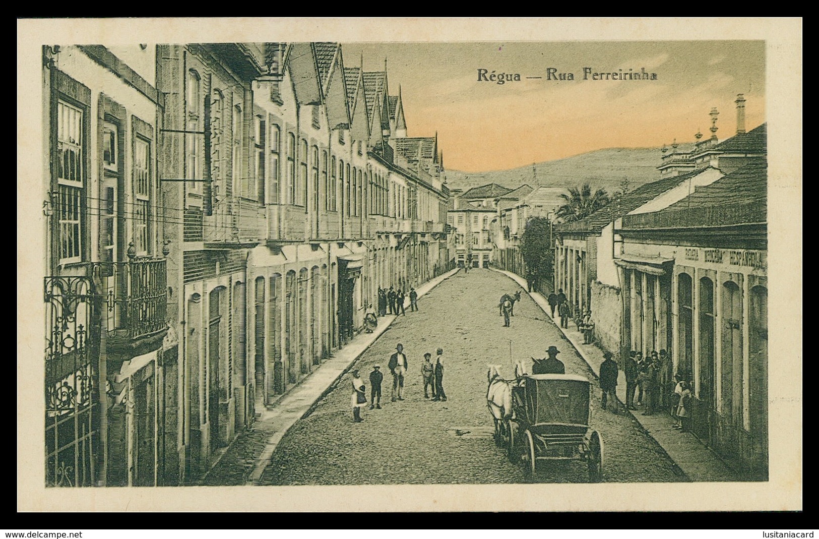 PESO DA REGUA - Rua Ferreirinha.  ( Ed. Antonio José Rodrigues) Carte Postale - Vila Real