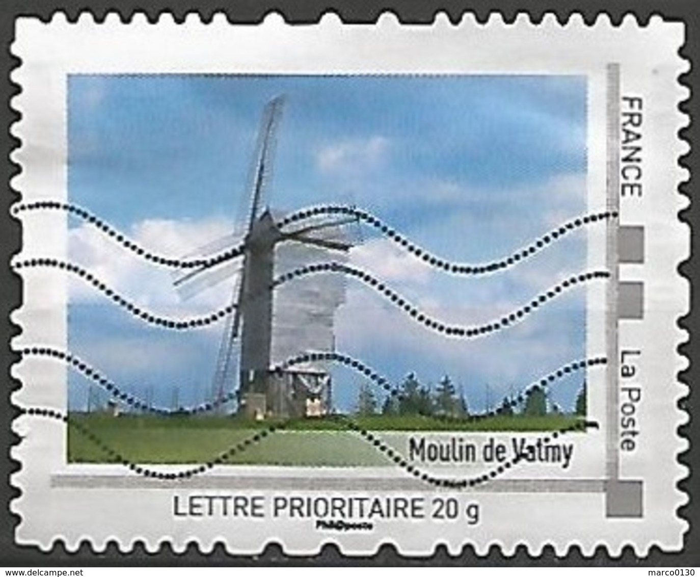 FRANCE ID TIMBRE LE MOULIN DE VALMY OBLITERE - Sonstige & Ohne Zuordnung