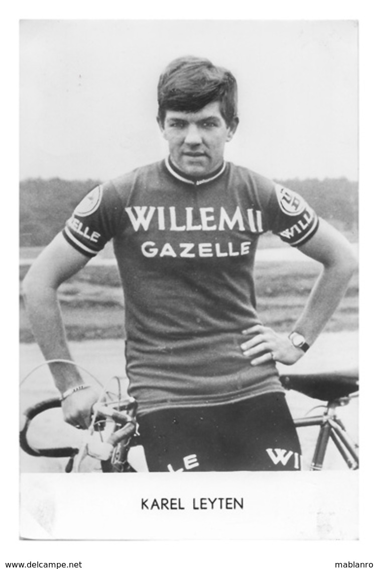 CARTE CYCLISME KAREL LEYTEN TEAM WILLEM II 1967 - Radsport