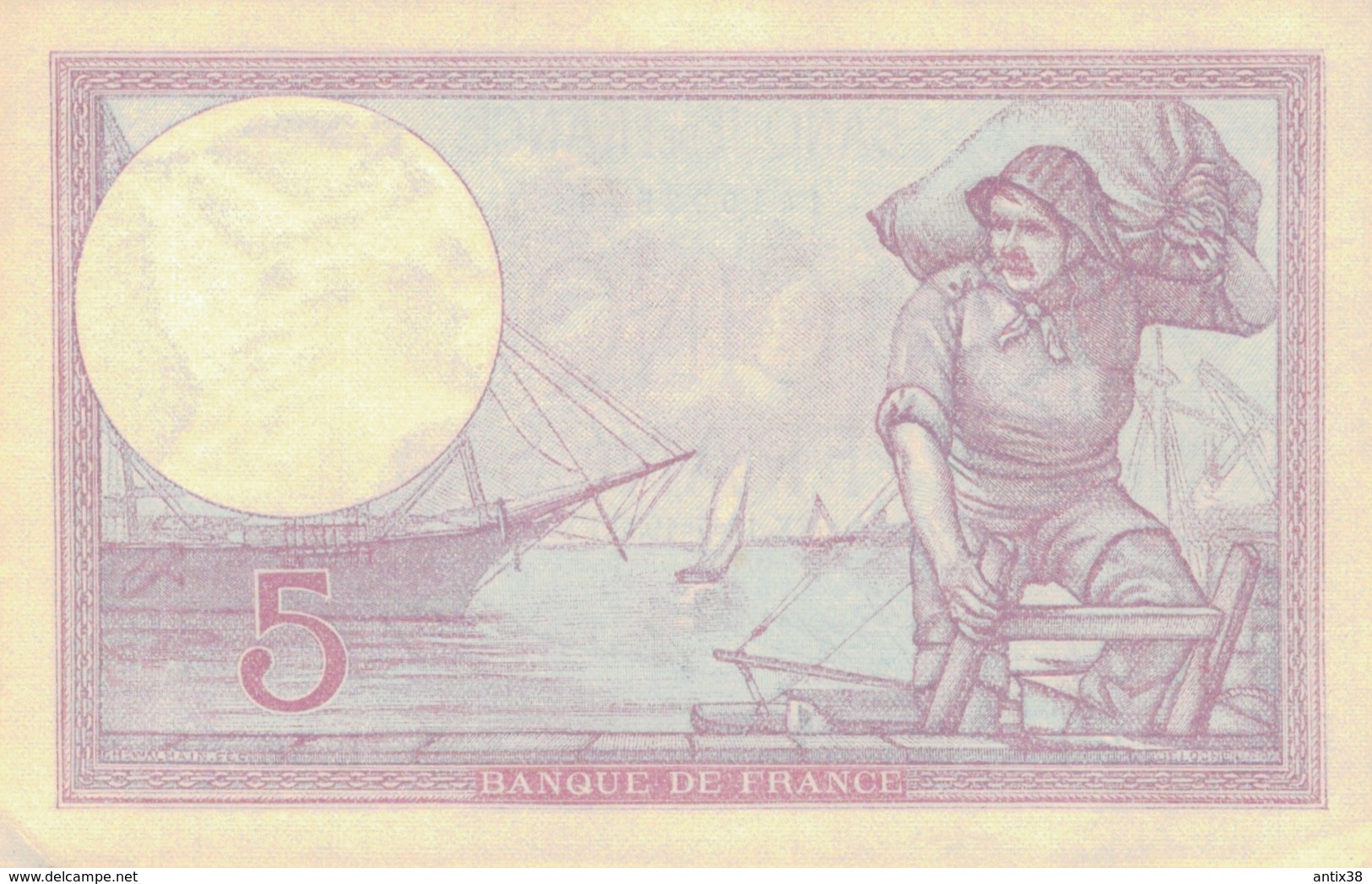 J26 - Billet 5 Francs - Type Violet - 1933 - 5 F 1917-1940 ''Violet''