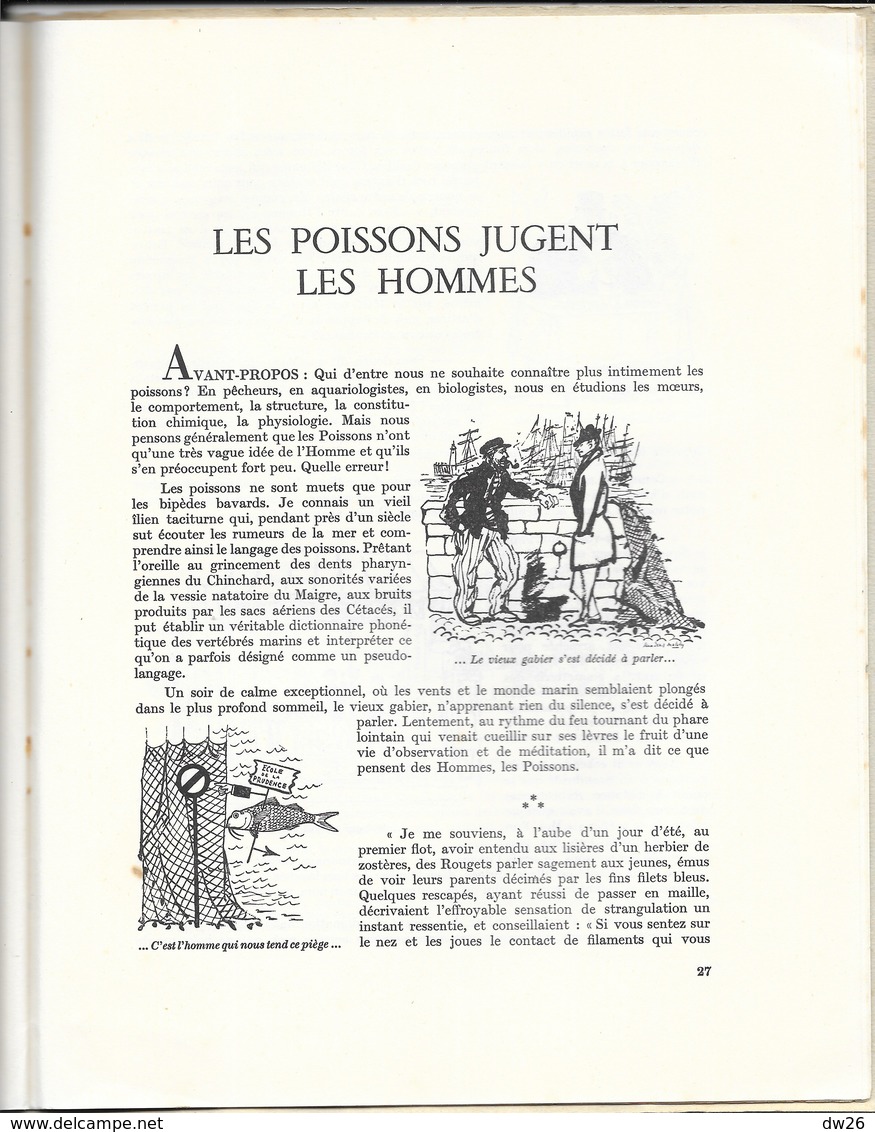 Brochure 38 Pages: Des Poissons Sur Nos Tables - Préface Doyen L. Binet, Planche Hors-texte En Couleurs - Gastronomie