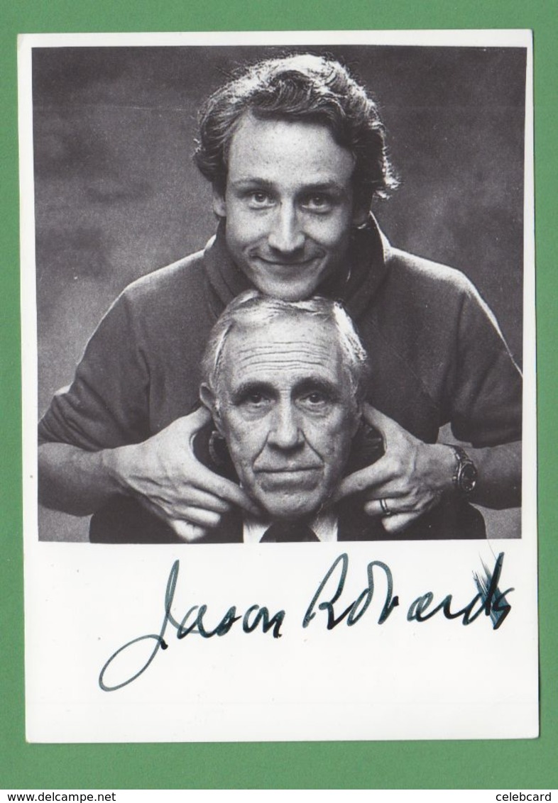 JASON ROBARDS​   AUTOGRAPH / AUTOGRAMM   Original Signed Glossy Photo 10/15 Cm  4/6 Inch - Autres & Non Classés