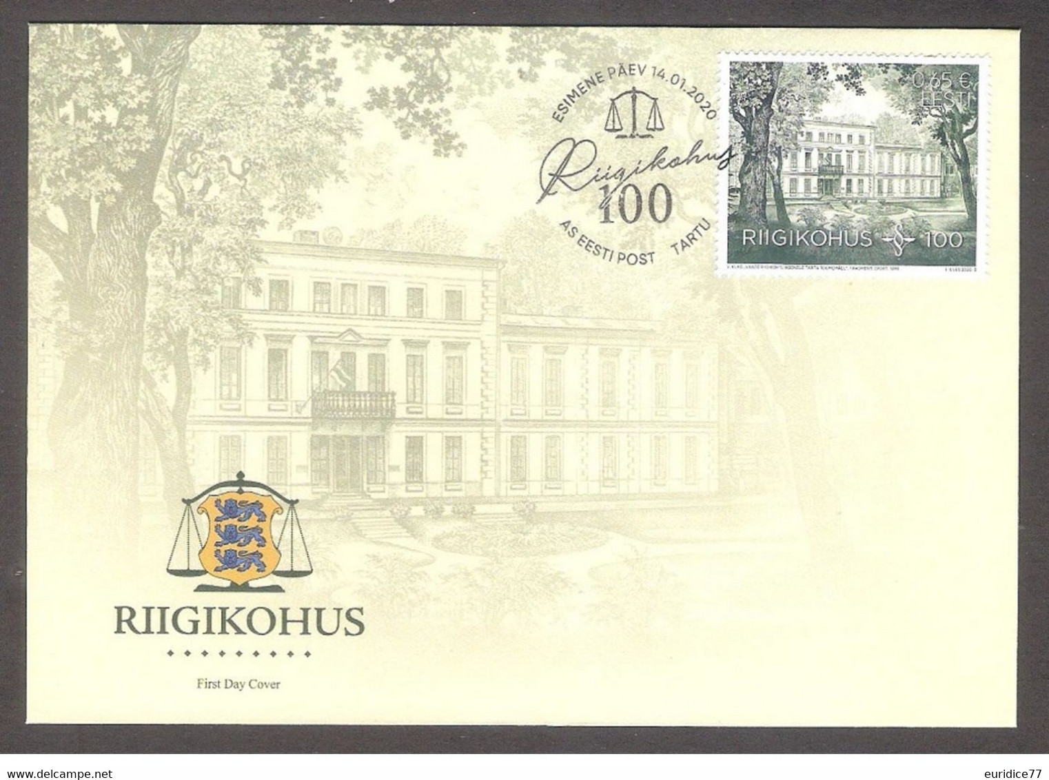 Estonia 2020 - Supreme Court FDC - Estonia