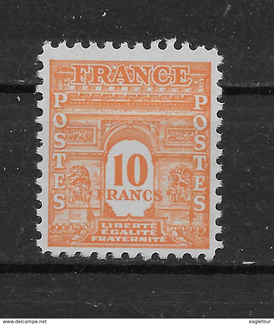 Arc De Triomphe N° 629 ** TTBE - Cote Y&T 2024 De 37,00 € - 1944-45 Arc De Triomphe