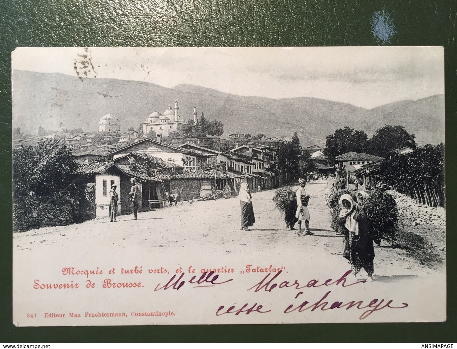 Souvenir De Brousse-Mosquée Et Turbés Verst Et Le Quartier Tatarlar - Turkey