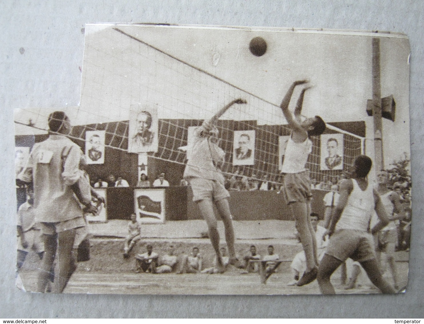 SFRJ Yugoslavia Volleyball TITO ... , 1952. ( Missing Part ) - Volleyball