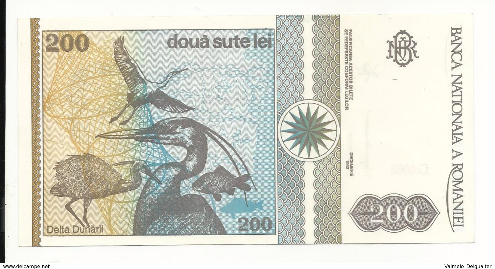 Romania 200 Lei 1992 Almost UNC - Romania