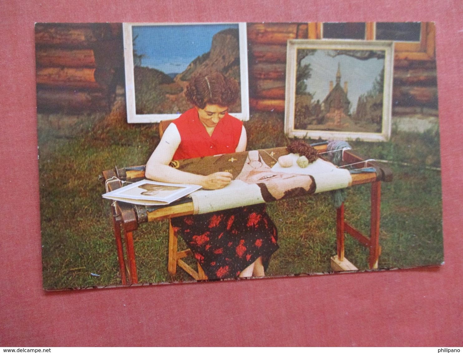 Elizabeth Le Fort  Canada Artist In Wool     Ref  3867 - Kunsthandwerk