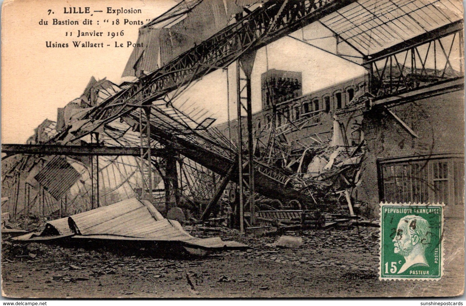 France Lille Explosion Du Bastion 11 January 1916 - Other