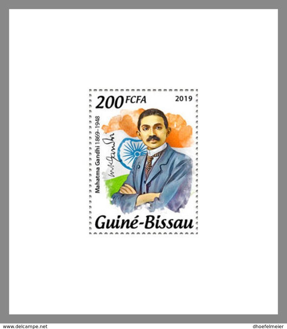 GUINEA BISSAU 2019 MNH Mahatma Gandhi 1v - OFFICIAL ISSUE - DH2003 - Mahatma Gandhi