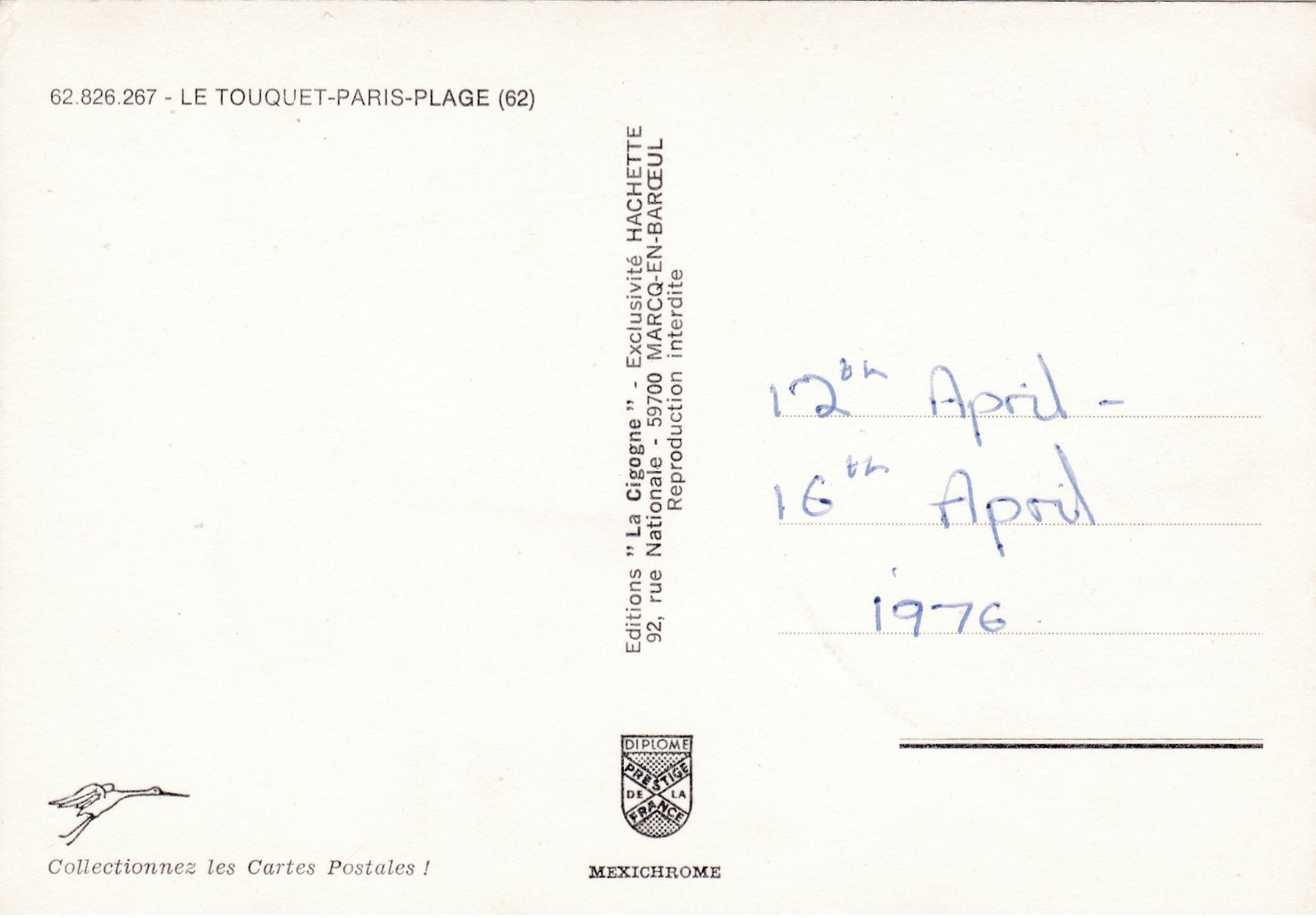 Modern Post Card Of Le Touquet-Paris-Plage,Pas-de-Calais,France..P21. - Le Touquet