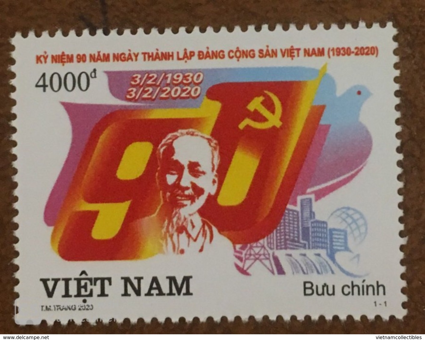 Vietnam Viet Nam MNH Perf Stamp 2020 : 90th Anniversary Of Communist Party Establishment (Ms1119) - Vietnam